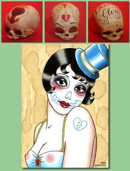 Angelique Houtkamp's website, Salon Serpent, has loads of great artwork on 