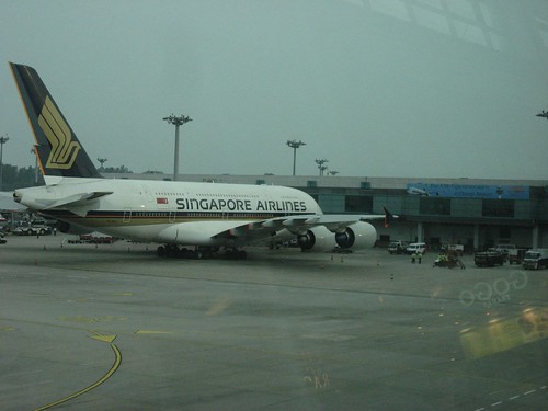 A380 spotted in Changi