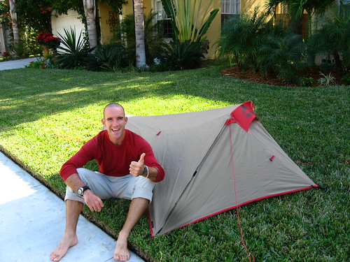 New tent donated by Carlos Fernandez, Tampa, Florida, USA