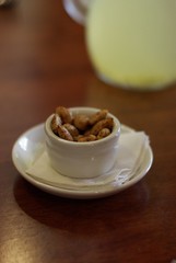 La Marina restaurant, Shellharbour: free almond starter
