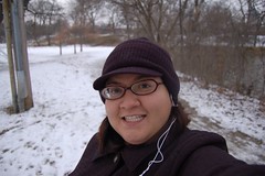 Me Walking Through Snow