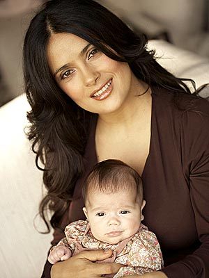 Salma Hayek and Baby Valentina