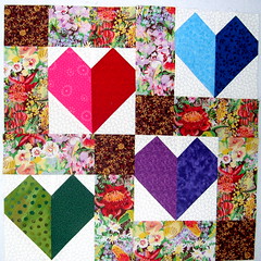 Disappearing 9-Patch with Pieced Blocks.