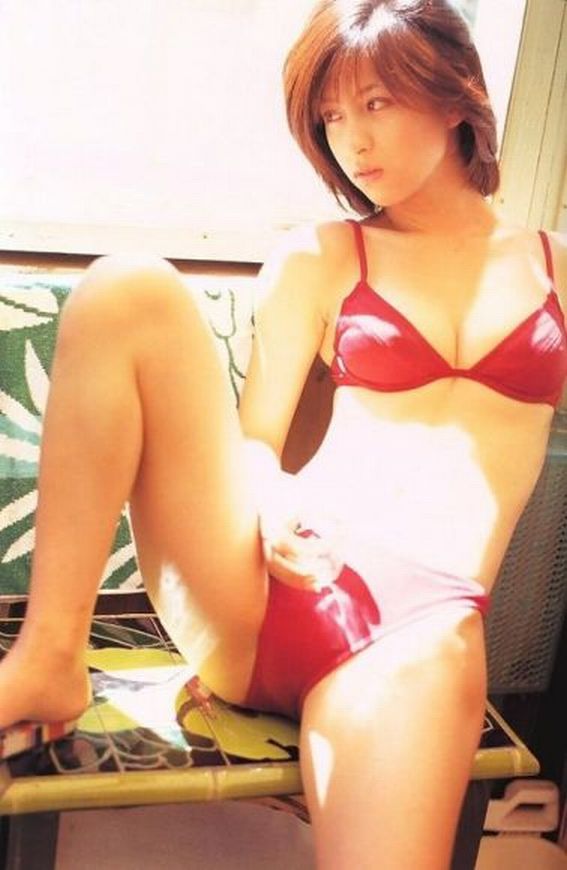 lingerie underwear Kasami Nakane red bra bikini panties