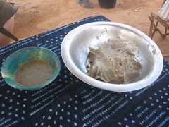 Baobab with Millet Fufu....tasty