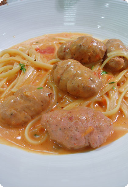 Meat Ball Linguine
