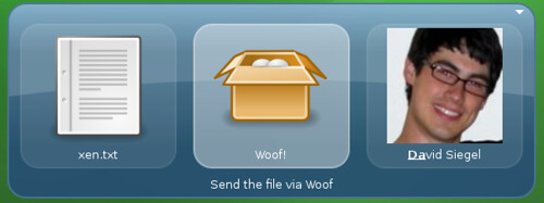 Woof plugin for GNOME Do