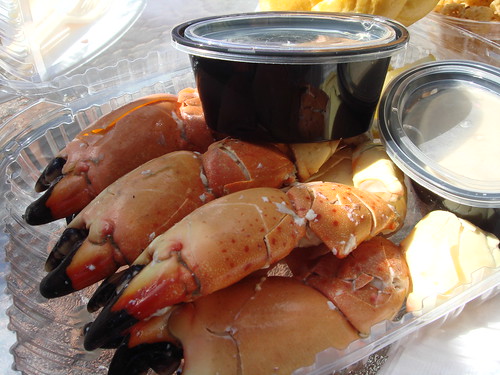 Our Lunch Of Select Stone Crab Claws