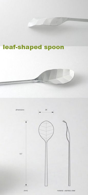 leaf-shaped spoon