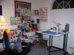 Craft Room: Storage and Cutting Table