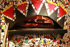The oven at Wolfgang Puck Express: LAX