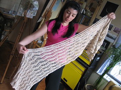Mom's Shawl Completed