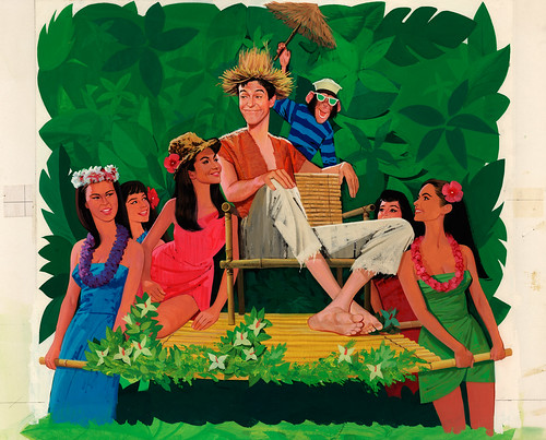 Original Poster Art - Disney's "Lt. Robin Crusoe USN"