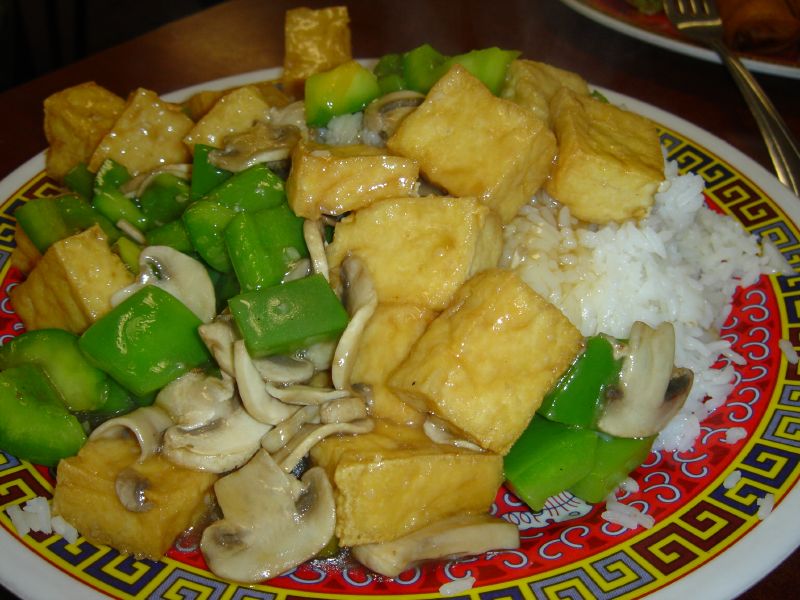 Tofu Vegetarian with Rice