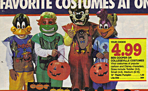 Children's Palace - "GRAND OPENING, All Stores Celebrate" { Colorado Springs C.P. }  Sunday Newspaper supplement .. pg.8 // Ben Cooper & Collegeville Costumes (( October 28,1990 ))