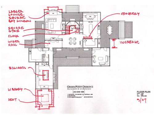 house plan alterations (ground floor)