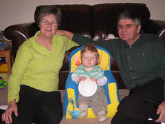 Little Man with Grandma & Grandard