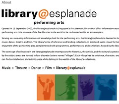 library@esplanade » About