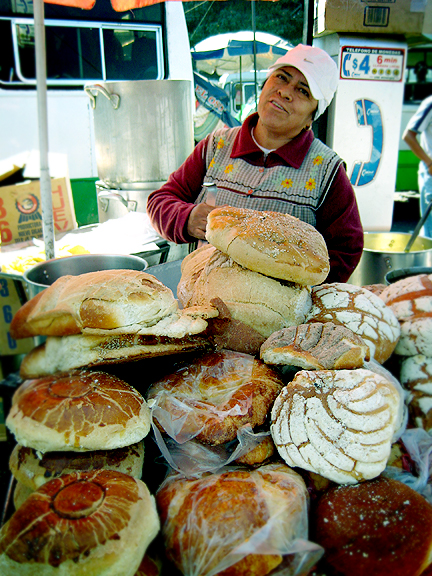 Mexican Baker Bread Lady