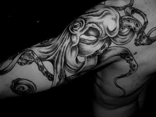 Eh here's a picture of a hot octopus tattoo