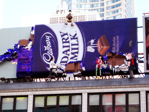 Cadbury chocolate billboard