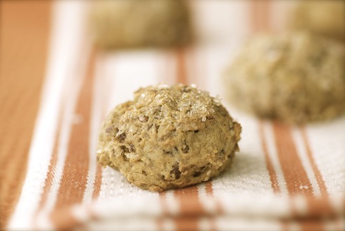 chewy oatmeal, orange, and date cookies