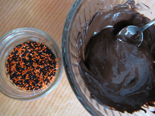 chocolate and sprinkles