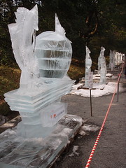 Esculturas de hielo en Harajuku