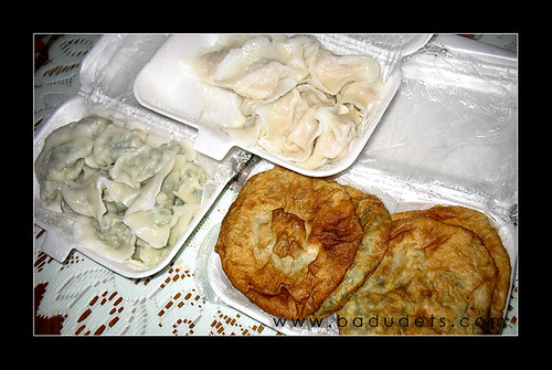 pancakes and dumplings for take-out