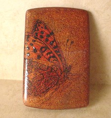 Copper Butterfly Pendant