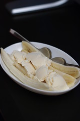 Day 195 - Banana Split with Vanilla Ice-cream