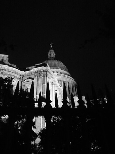 St Paul's at night