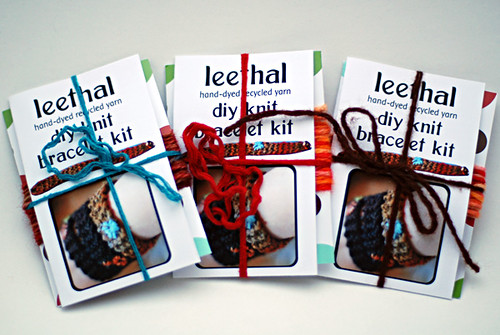 leethal bracelet knit kit