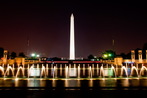 World War Two Memorial. World War II Memorial Fountain
