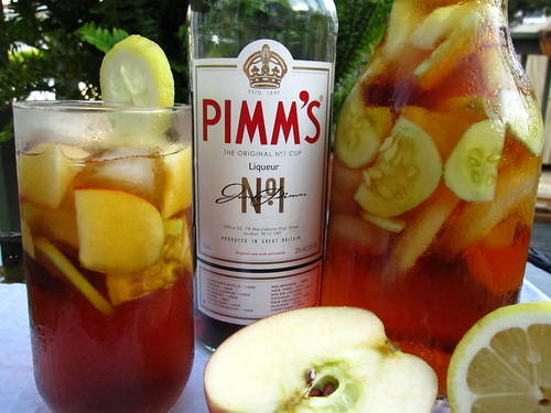 Pimm's and lemonade