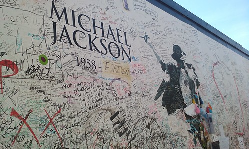 Memorial wall for late Michael Jackson @ The O2