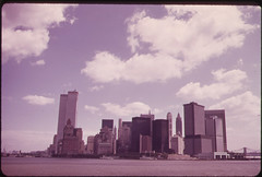 Manhattan Skyline from the Staten Island Ferry 05/1973