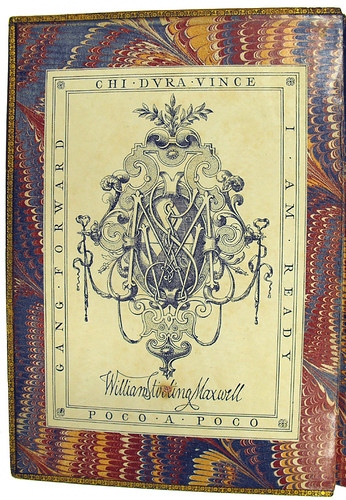 Armorial bookplate in Dialogus creaturarum moralisatus
