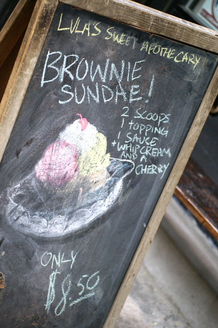 LulasSweetApothecary Gluten Free Brownie Sundae NYC
