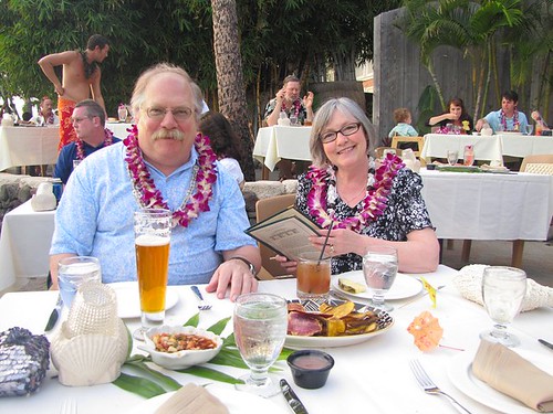 b and f at the luau