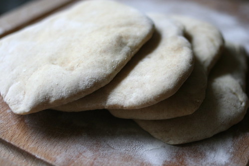 homemade pita bread