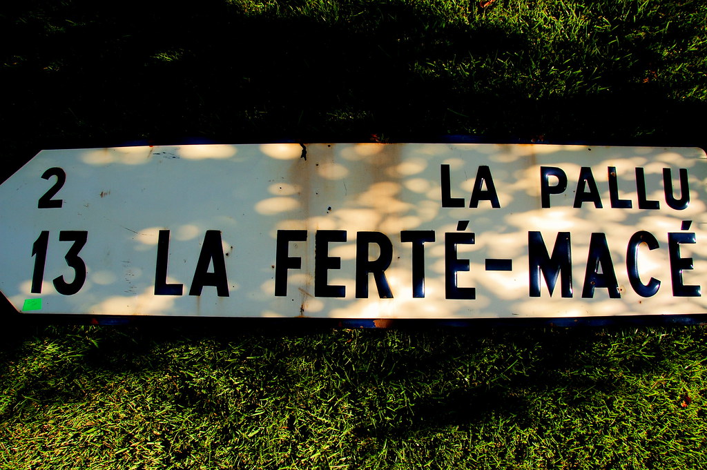 old french sign