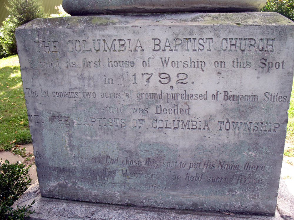 Columbia Baptist Cemetery