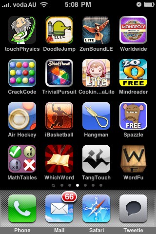 My iPhone Apps - Pg 3 - Games to amuse me and the kids