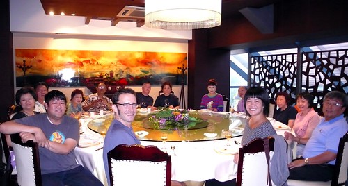 the group at dinner, suzhou