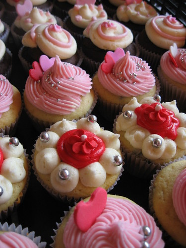 These super girly pink pretty cupcakes are by All You Need Is Cupcakes of