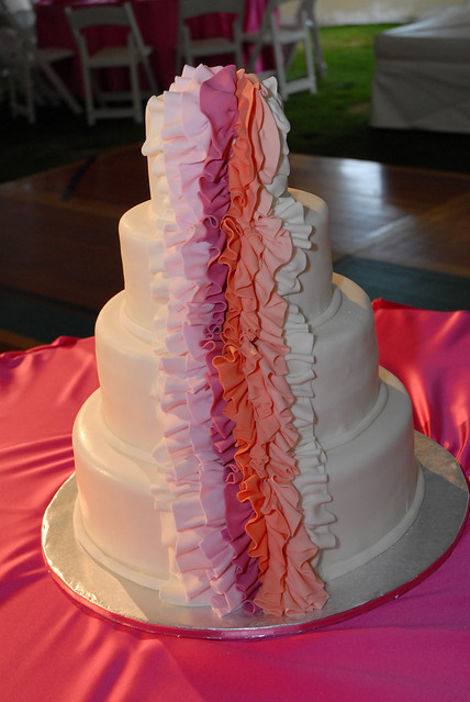 Bliss Wedding - Ribbon Cake