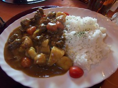 Curry rice in Mongolia