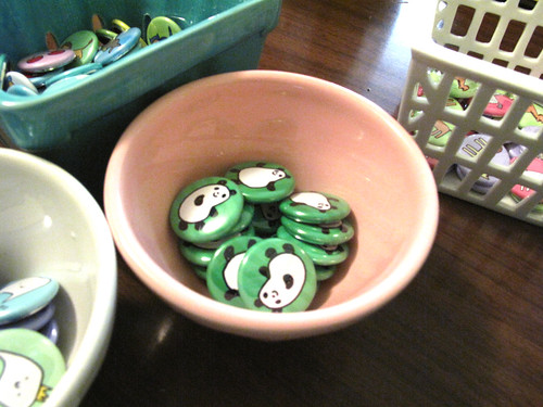Panda Bean Buttons.
