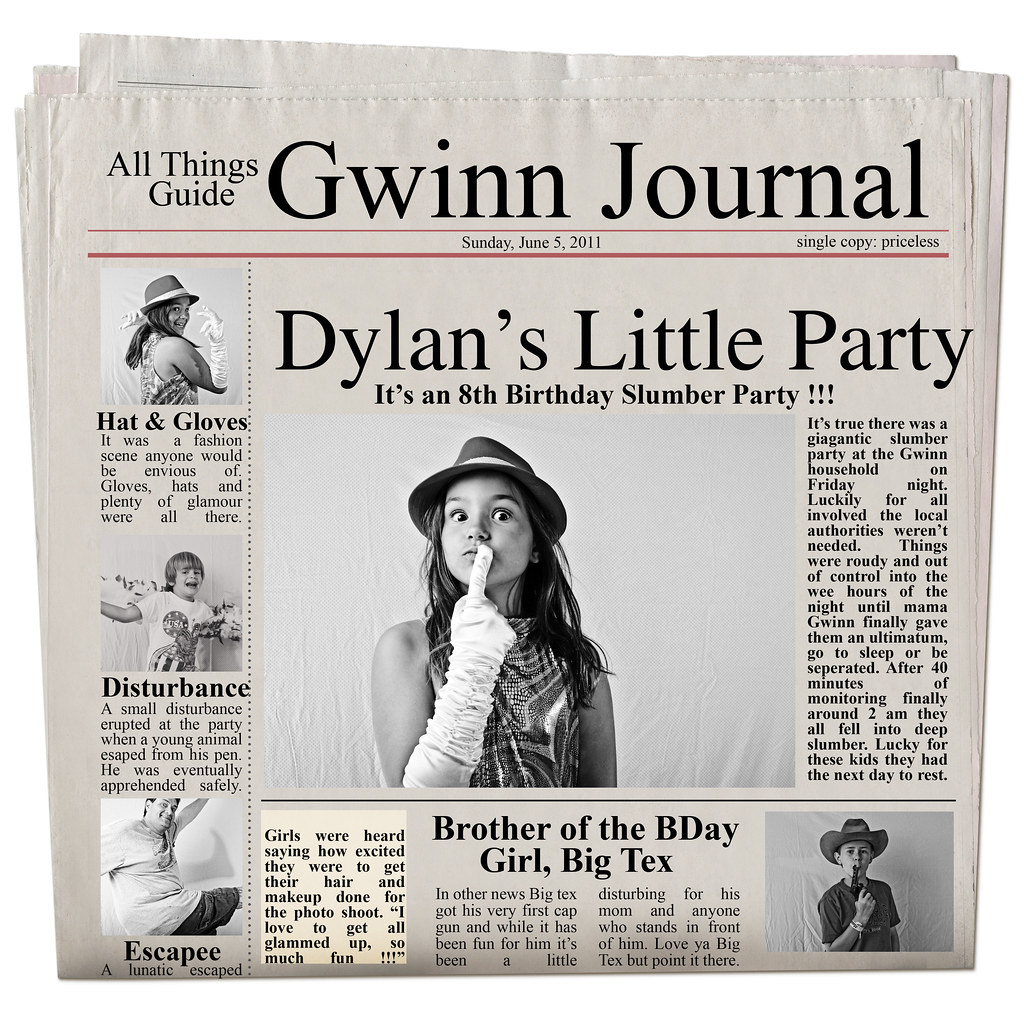 Newspaper Dylan